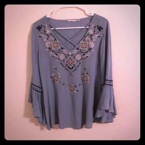Long sleeve blouse